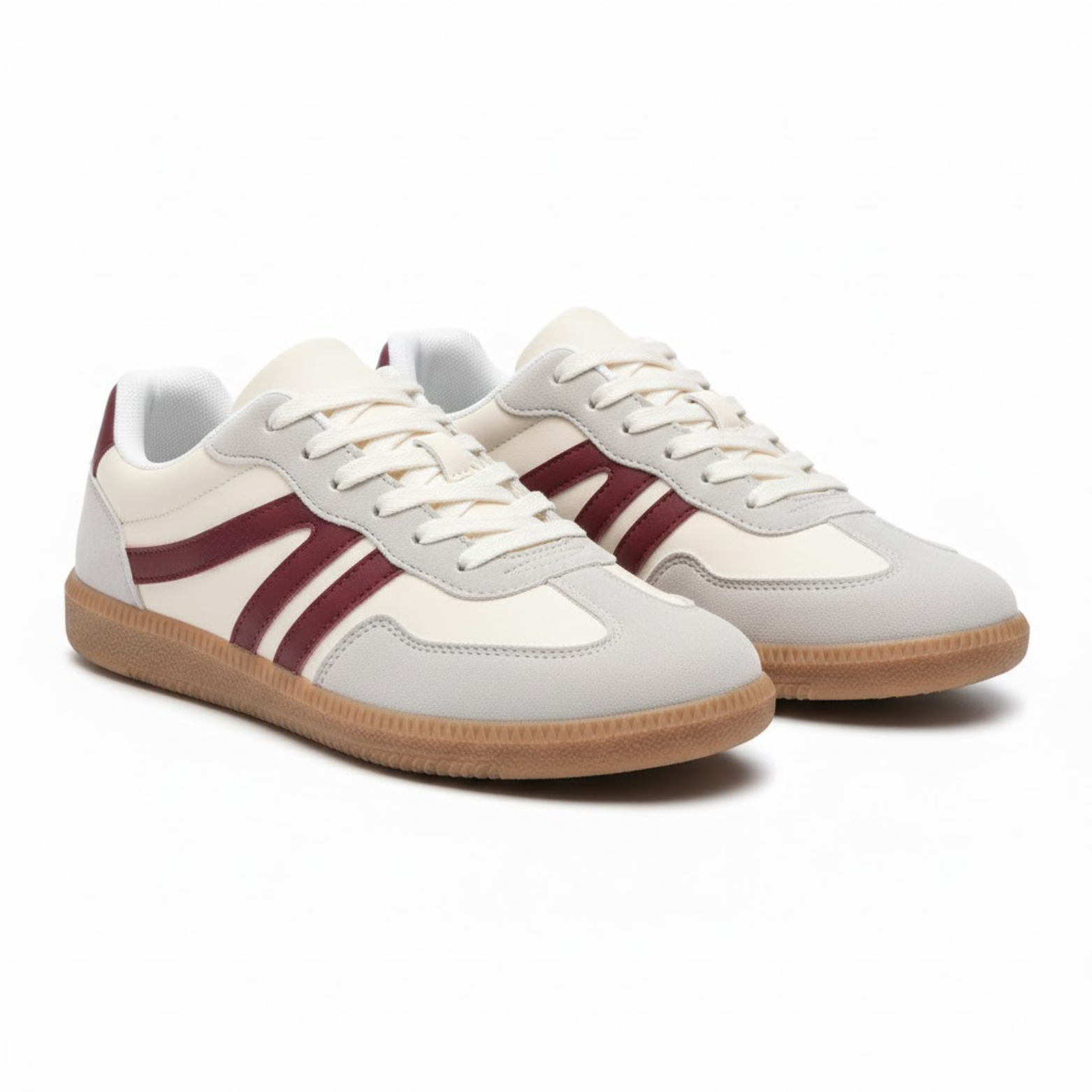 Baskets de ville pour femme à semelle plate et lacets chaussures de marche confort