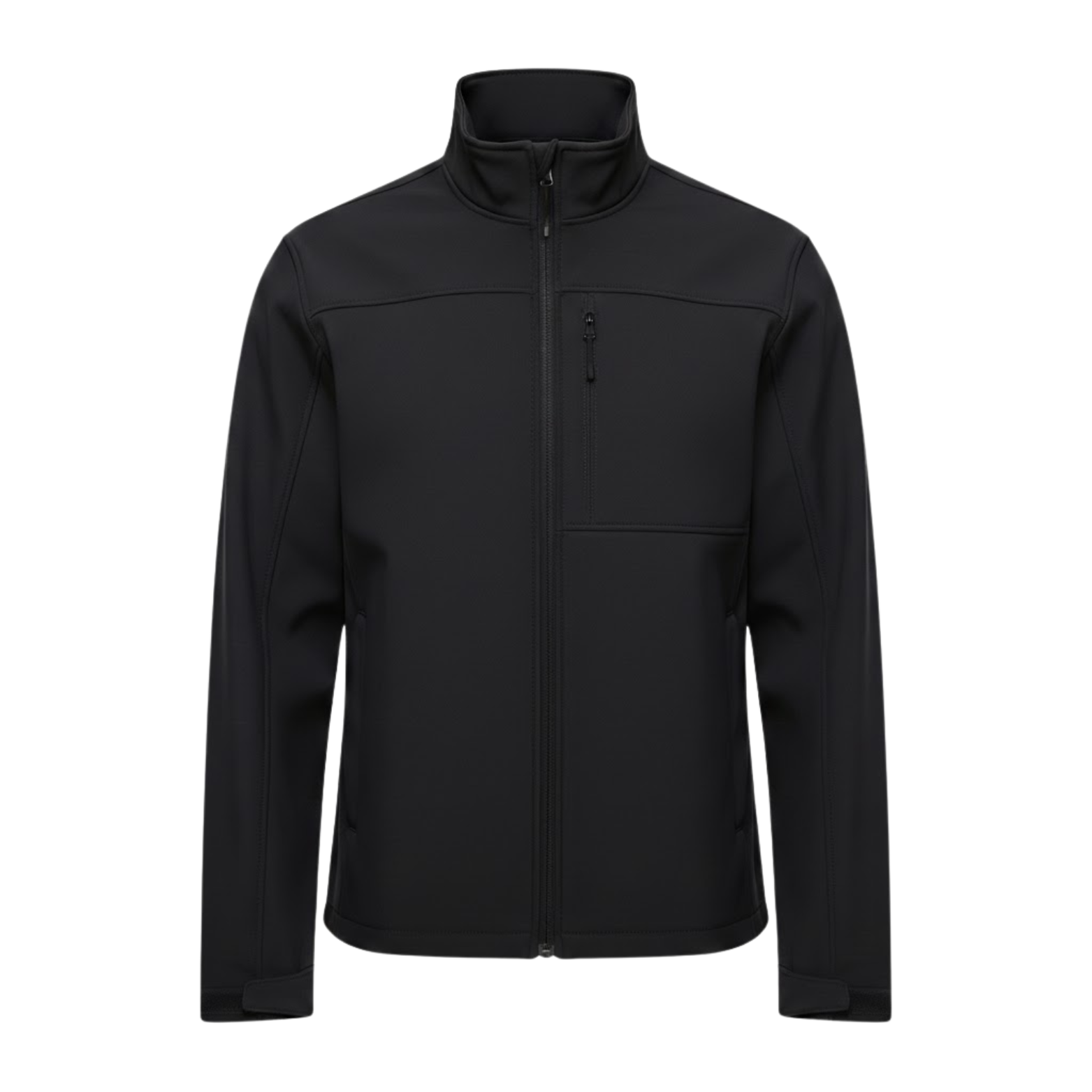 Veste de travail imperméable pour homme avec col montant et fermeture éclair
