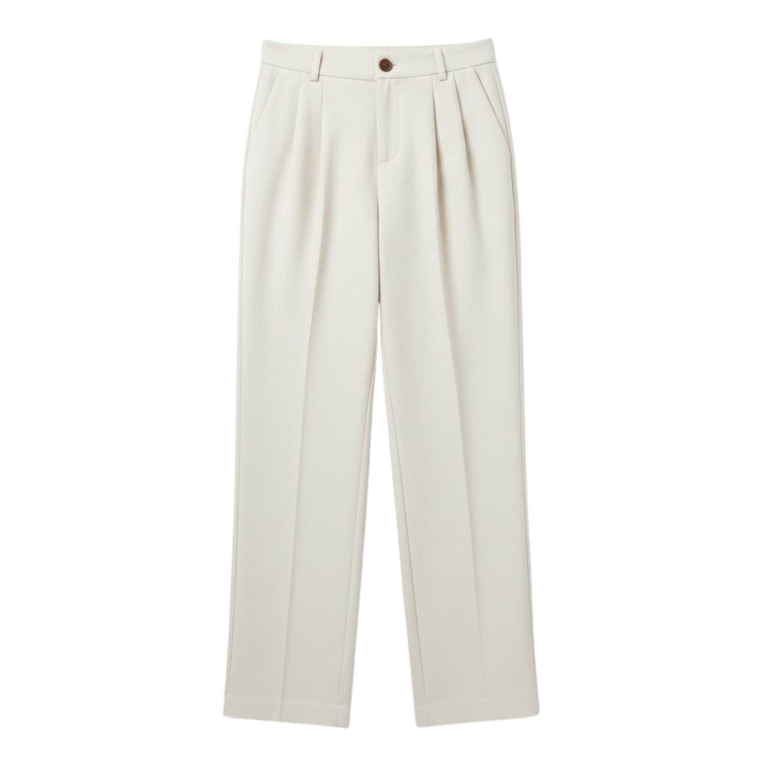 Pantalon large taille haute pour femme coupe ample bureau et décontracté