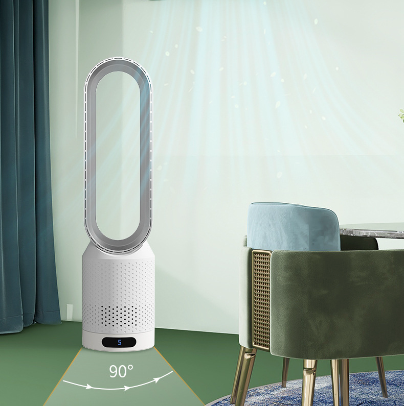 Refroidisseur d’Air 3-en-1 avec Filtration HEPA et Oscillation Automatique