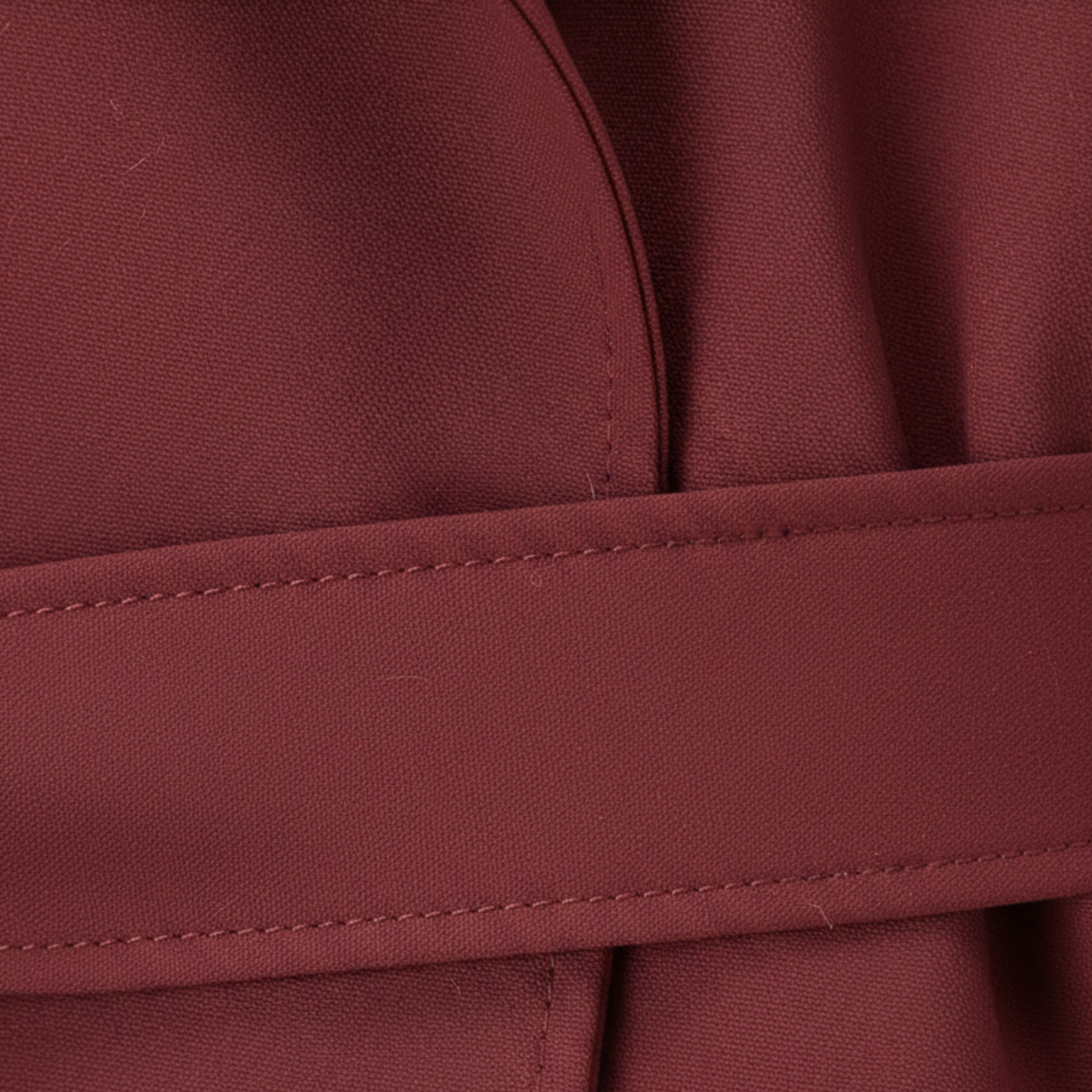 Trench-Coat Court en Polyester avec Ceinture et Col à Revers pour Femme