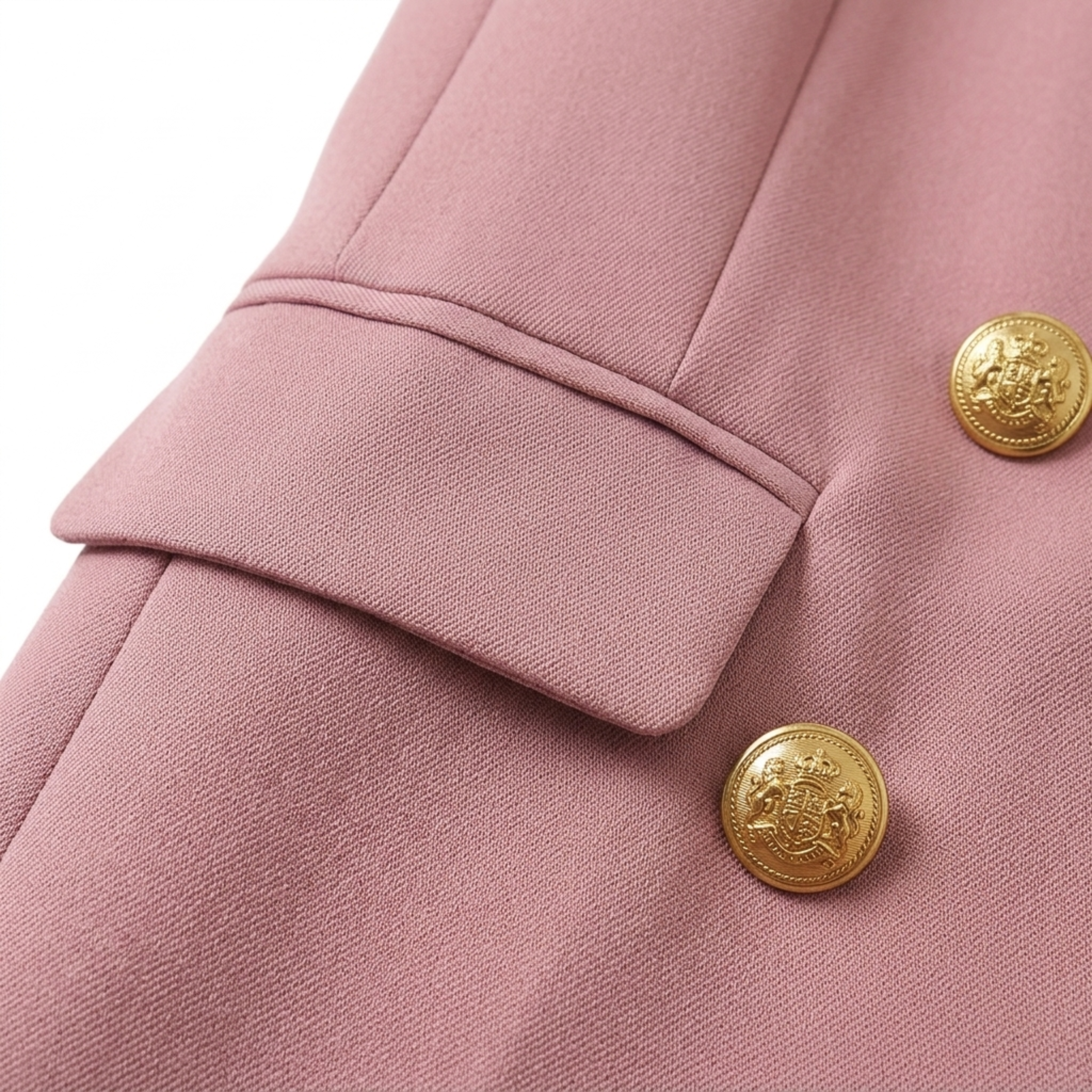 Dámské polyesterové sako – dvouřadé, vypasované, elegantní a nadčasové