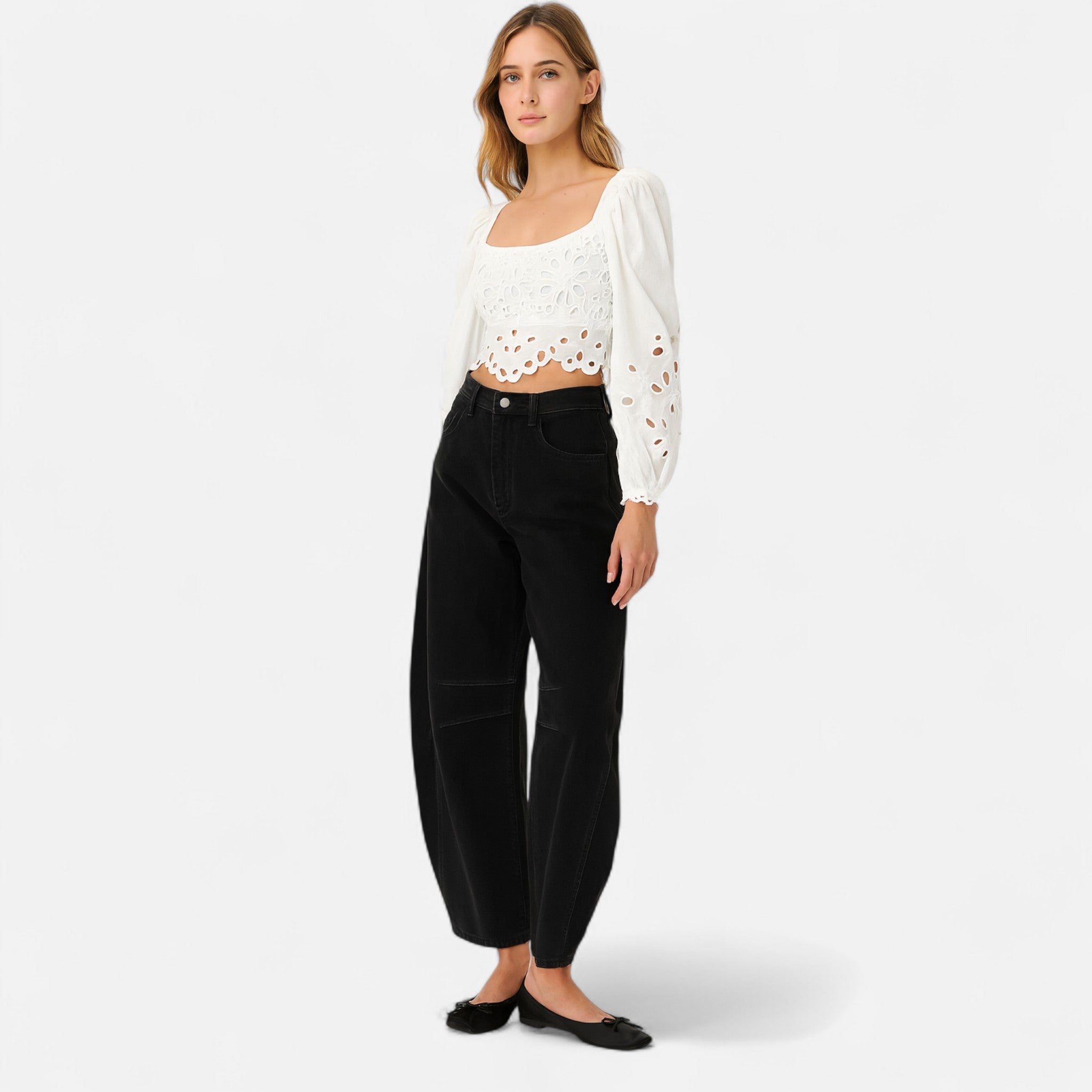 Ancient World | Jean Woman Loose Comfort Premium Wide Cut