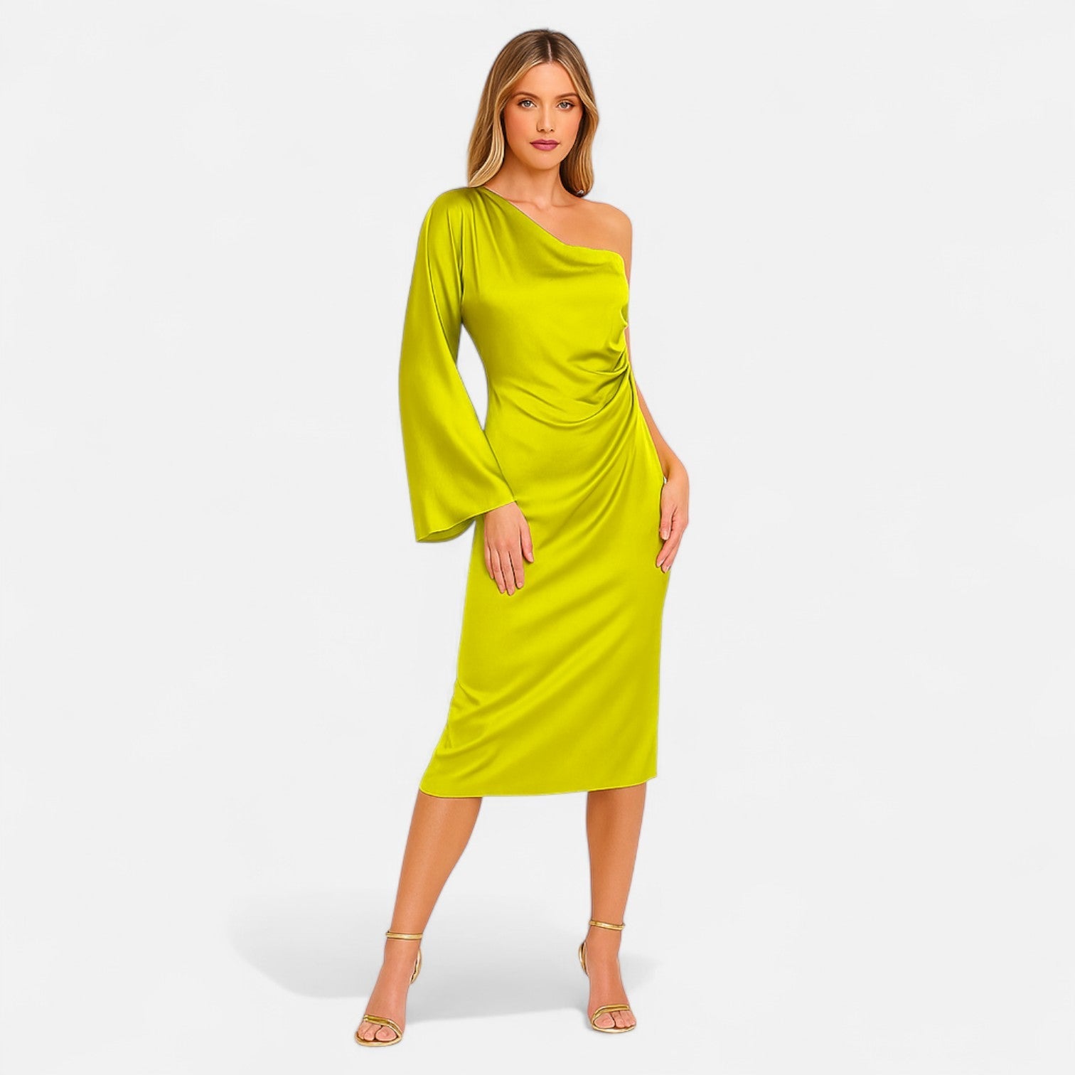 Ancienne Monde | Vestido de Noche Drappeado para Mujer
