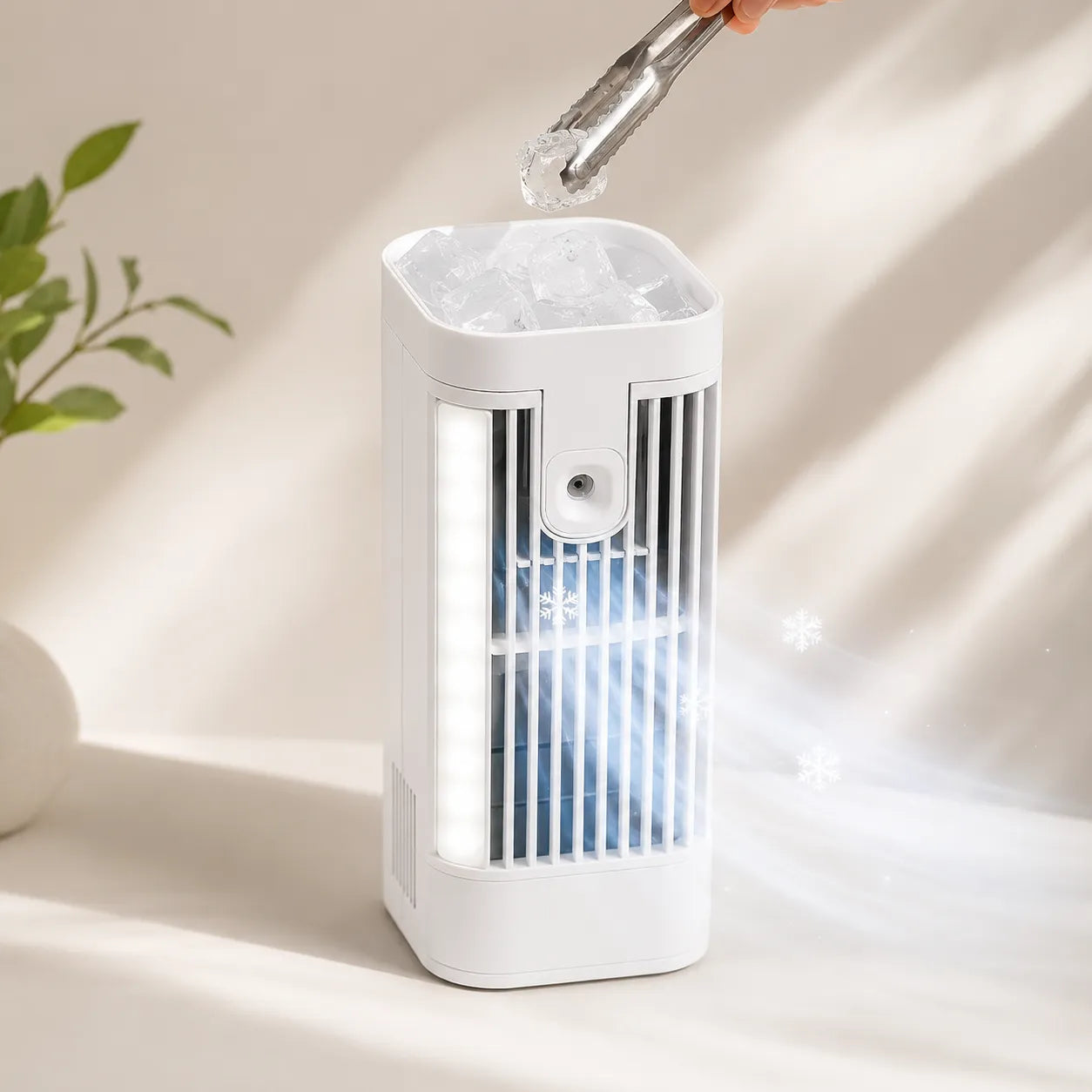 Mini Rafraîchisseur d’Air USB avec Veilleuse pour Bureau