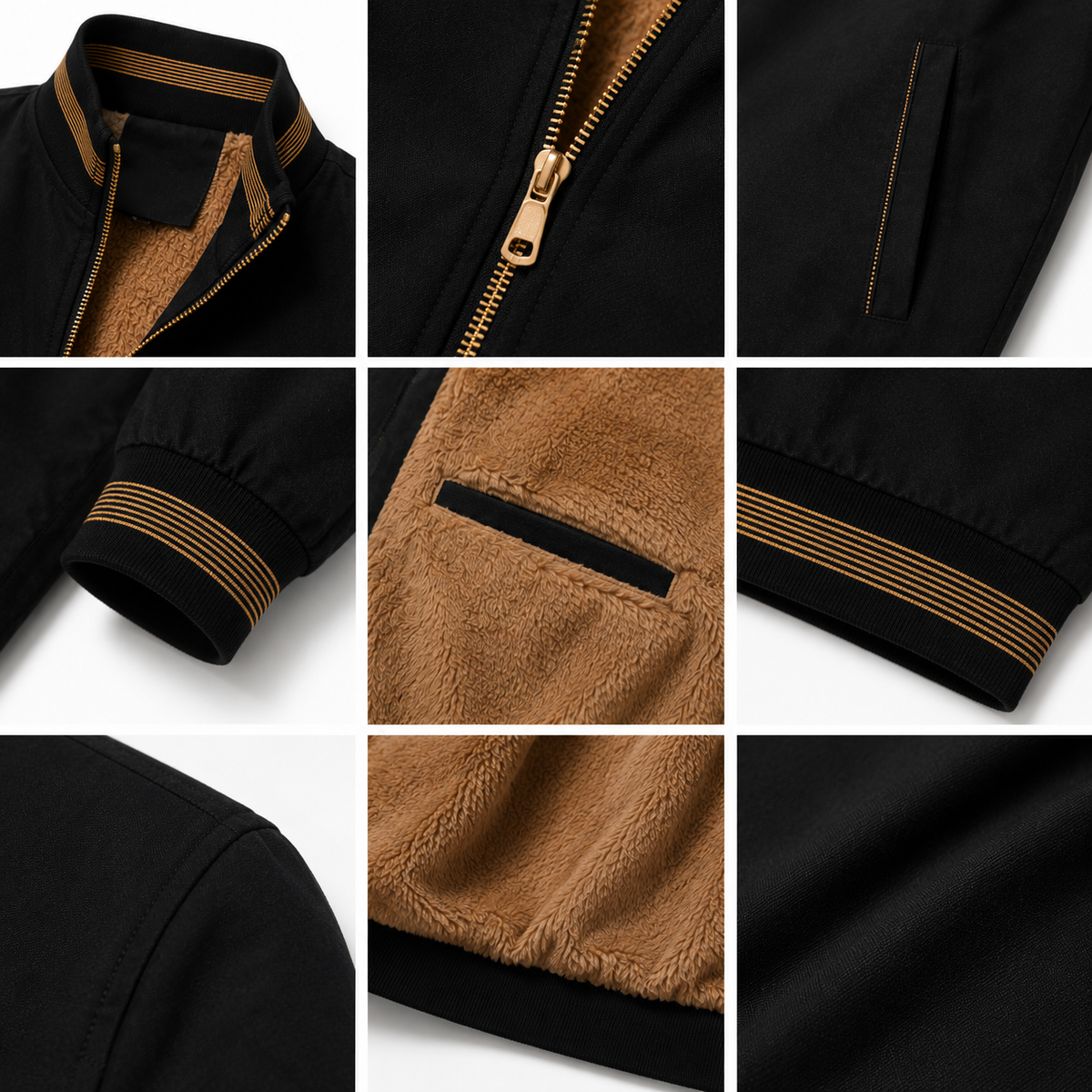Herrejakke i bomuld, polyester og uld – slim fit, alsidig og elegant stil