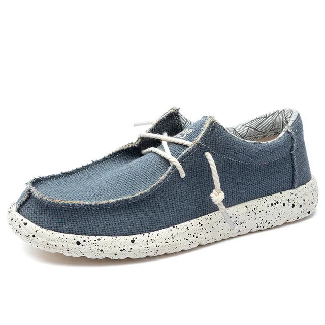Chaussures homme slip-on tissu souple