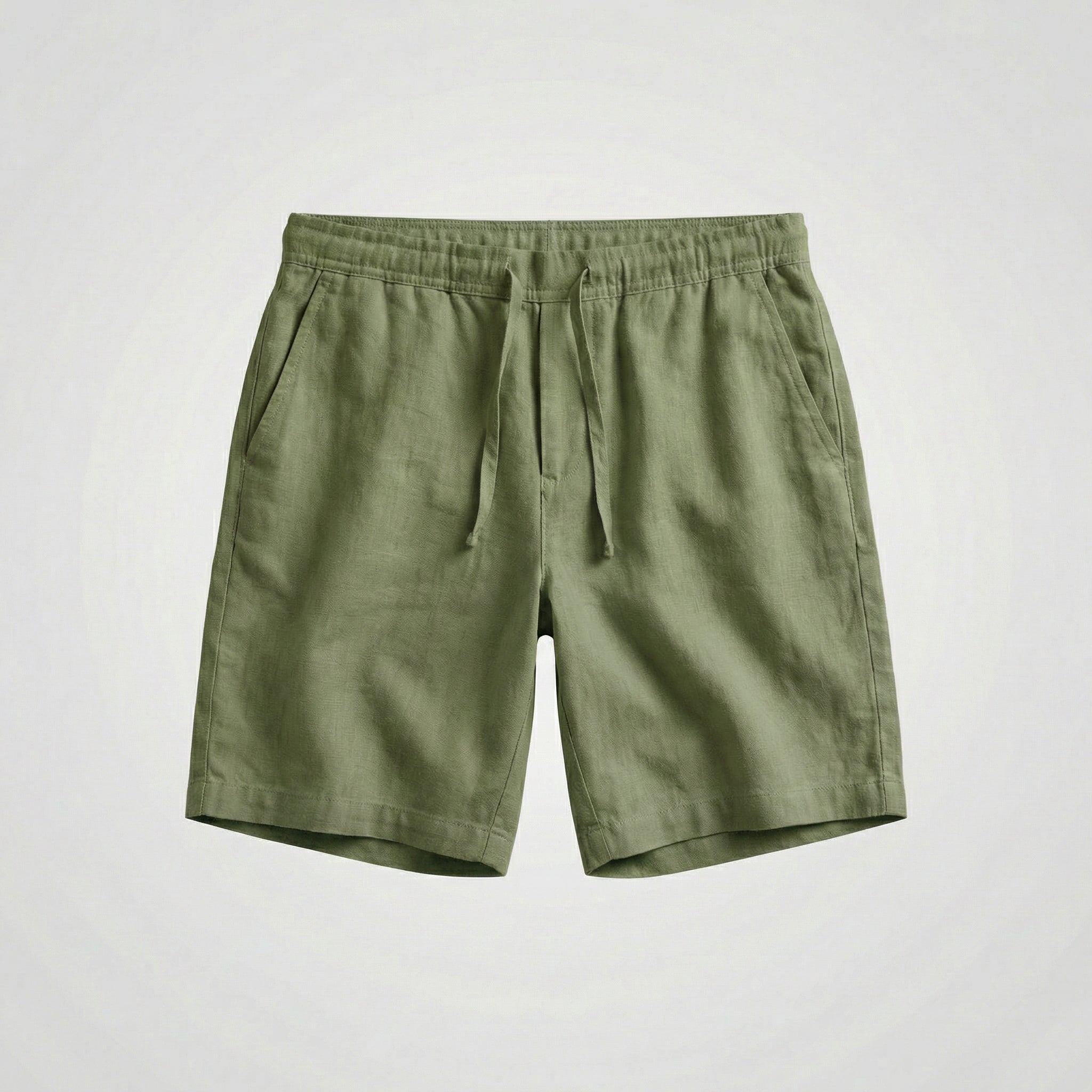 Pantalon court lin homme | bas léger vacances