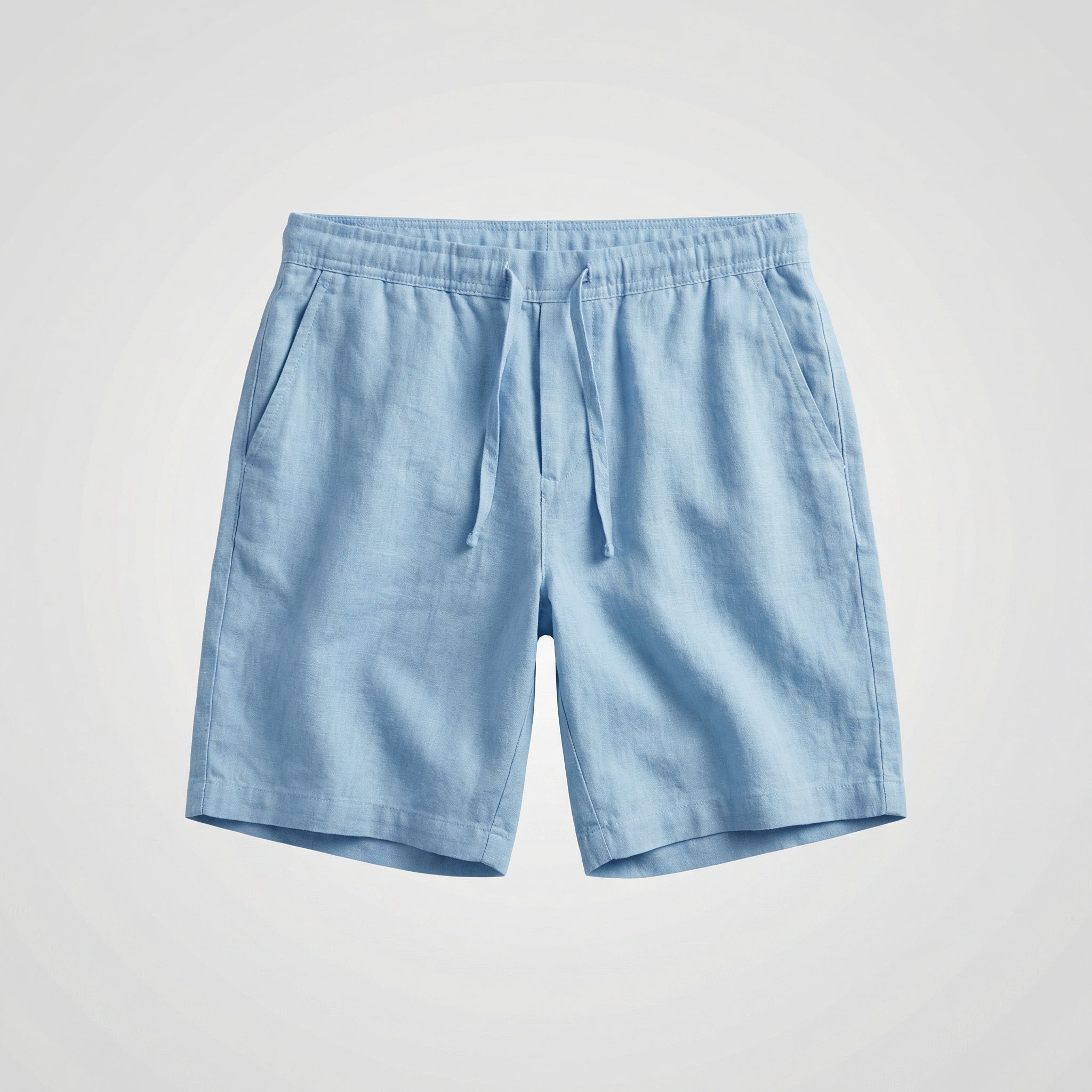 Pantalon court lin homme | bas léger vacances