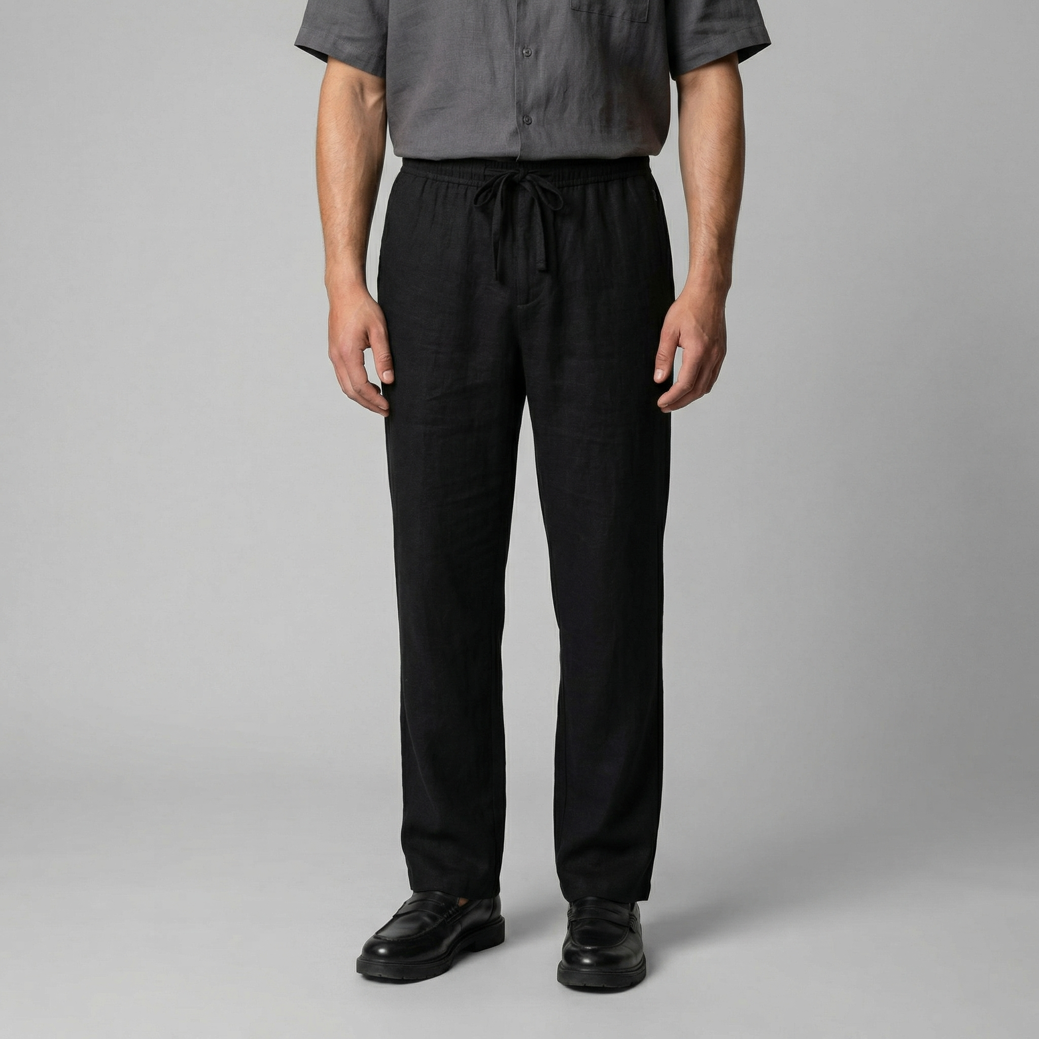 Pantalon slim lin | bas homme plage