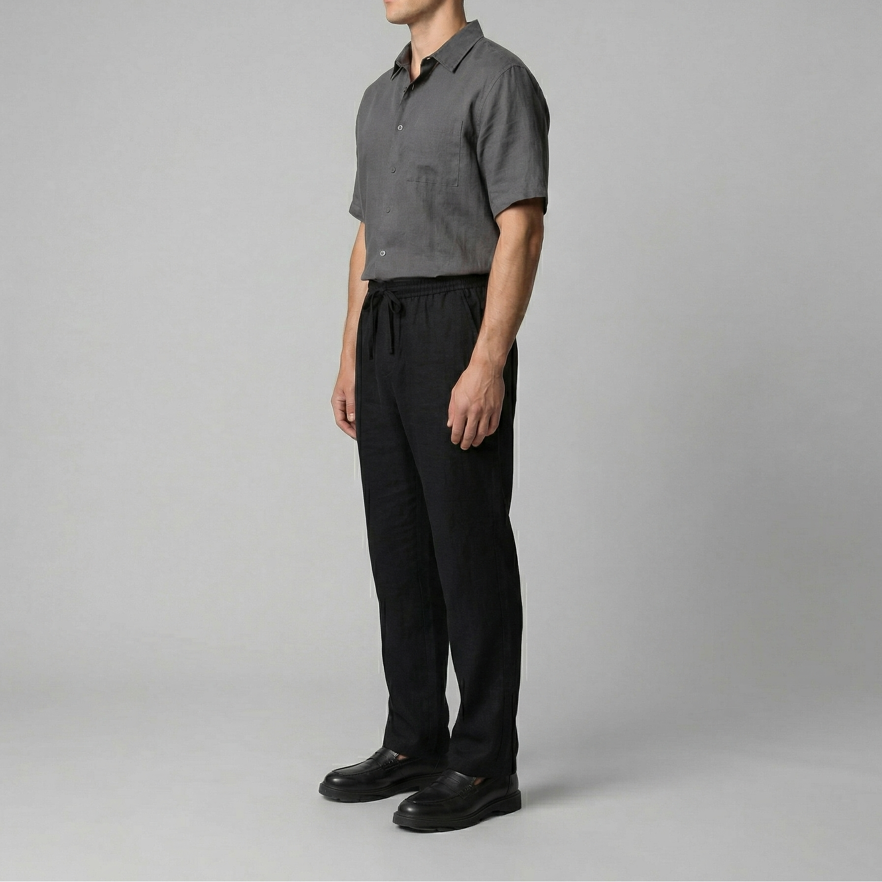 Pantalon slim lin | bas homme plage