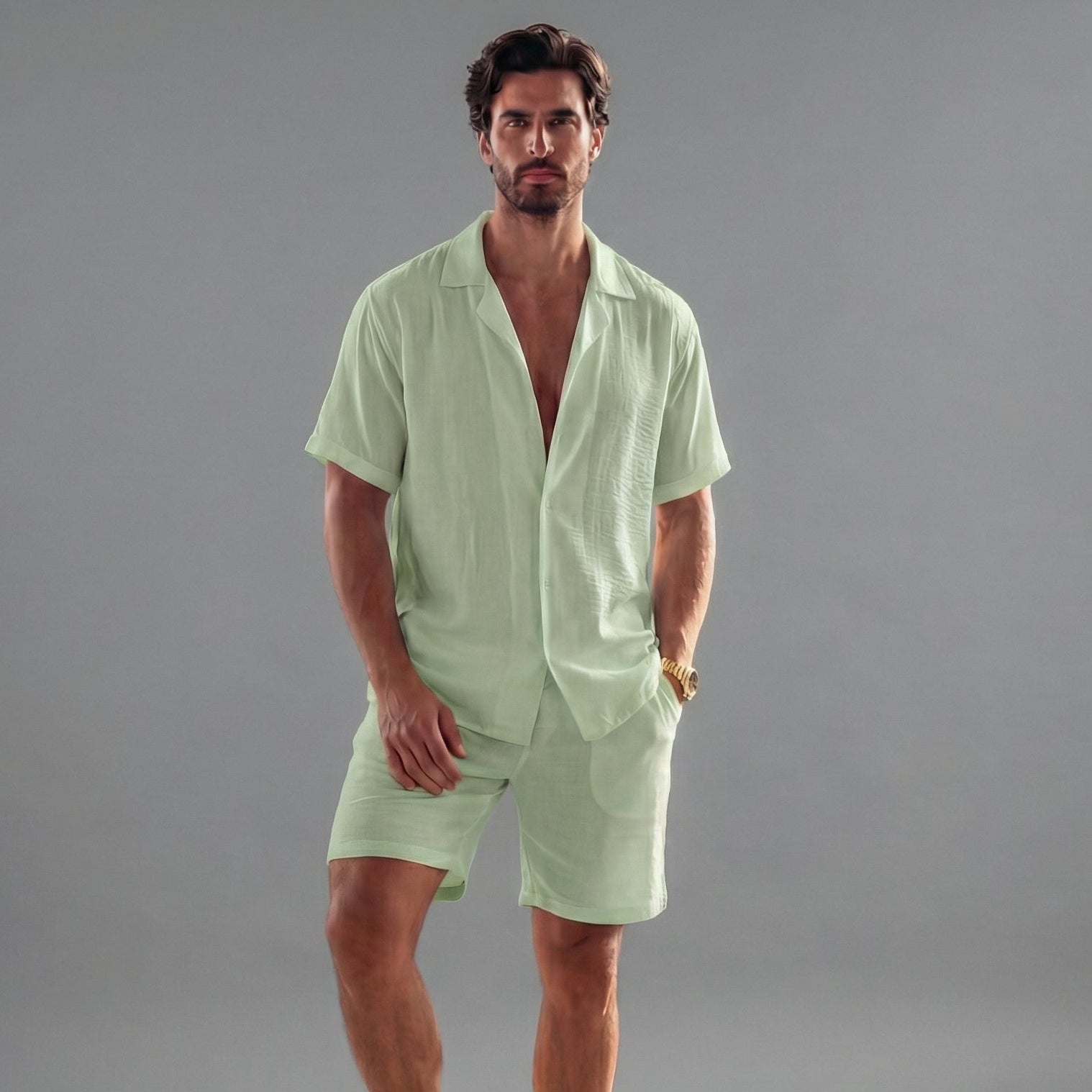 Set été homme | deux pièces en lin