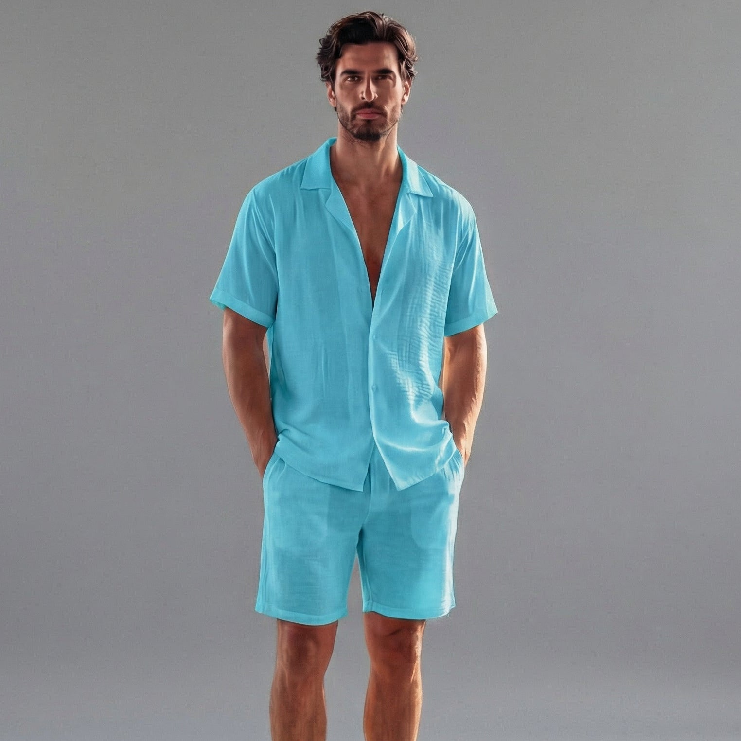 Set été homme | deux pièces en lin