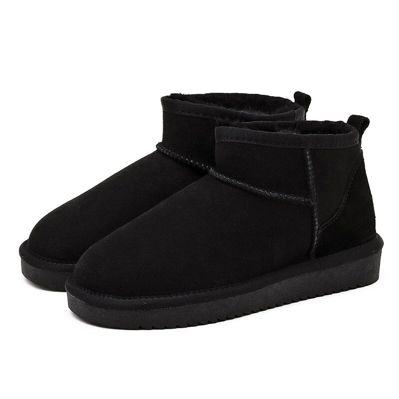 Women's Boots - Warm Lining and Stable Sole, Easy to Slip On