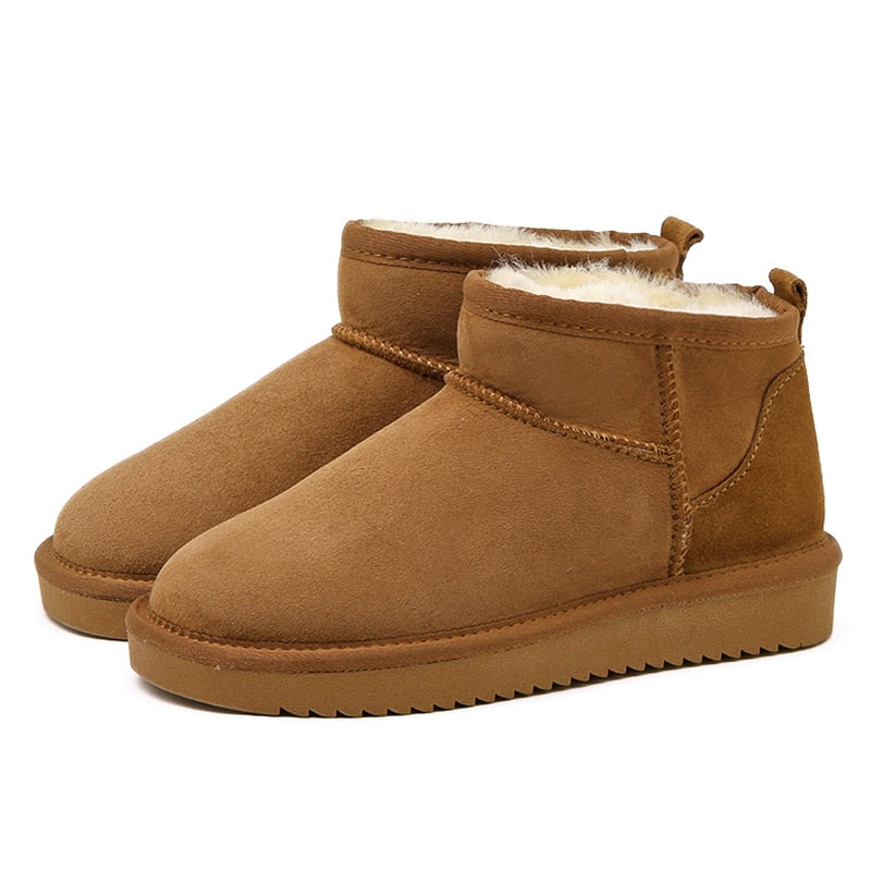 Women's Boots - Warm Lining and Stable Sole, Easy to Slip On