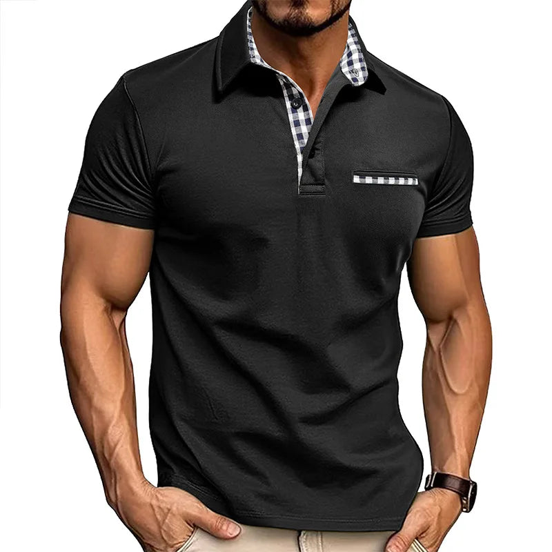 Haut polo coton coupe classique
