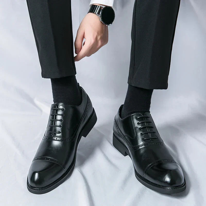 Scarpe da uomo in pelle – Suola imbottita e stile raffinato senza tempo