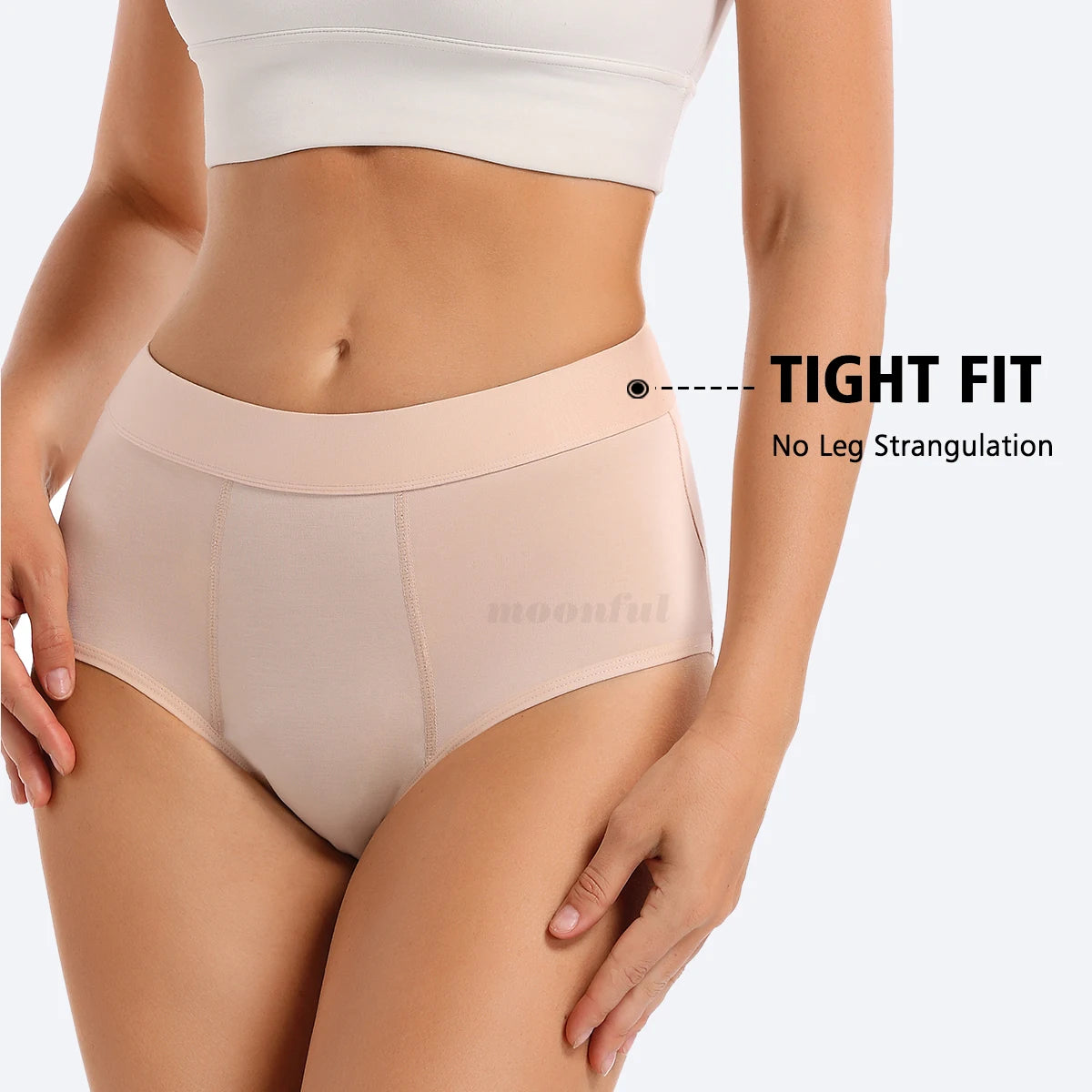 Pantaloni scurți pentru menstruație cu flux abundent, set de 3 bucăți