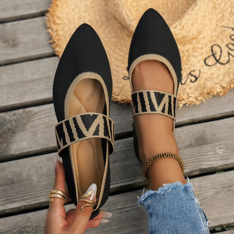 Chaussures Plates À Bout Pointu