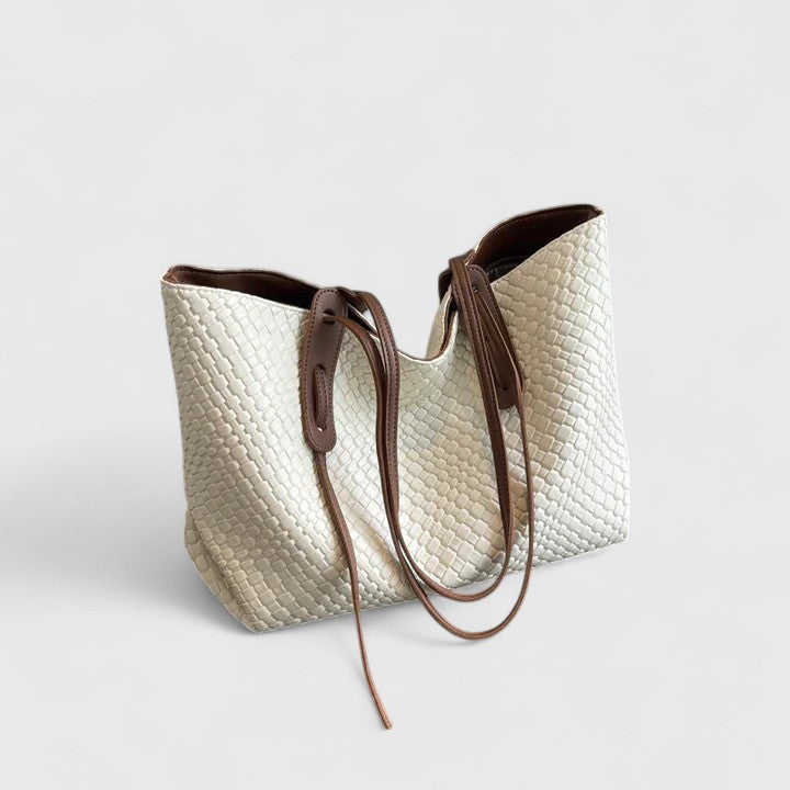 Sac tote femme tressé grande contenance