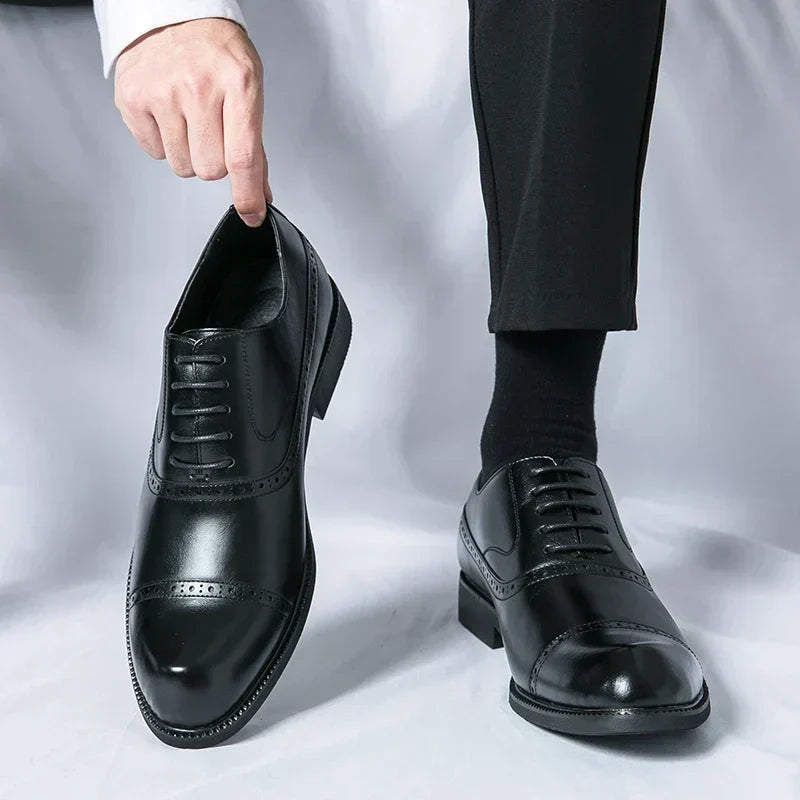 Scarpe da uomo in pelle – Suola imbottita e stile raffinato senza tempo