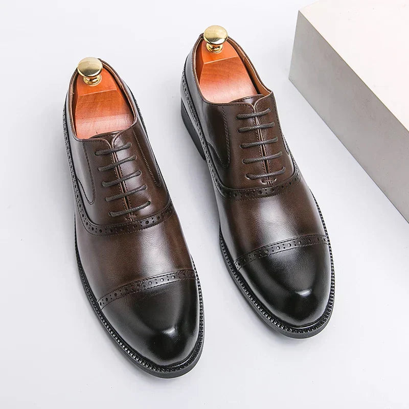 Scarpe da uomo in pelle – Suola imbottita e stile raffinato senza tempo
