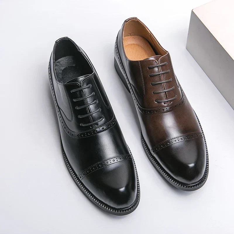Scarpe da uomo in pelle – Suola imbottita e stile raffinato senza tempo