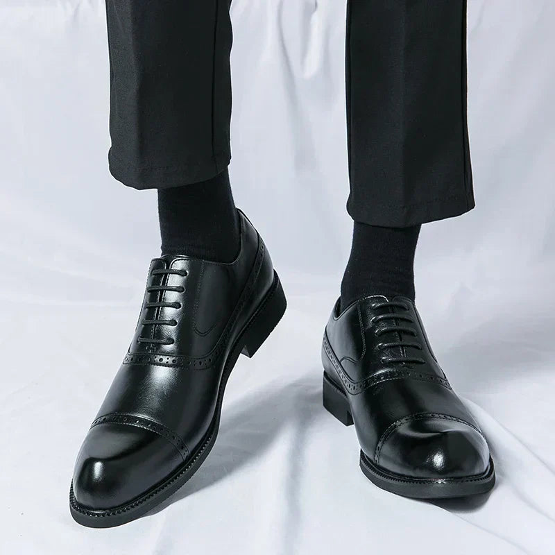 Scarpe da uomo in pelle – Suola imbottita e stile raffinato senza tempo