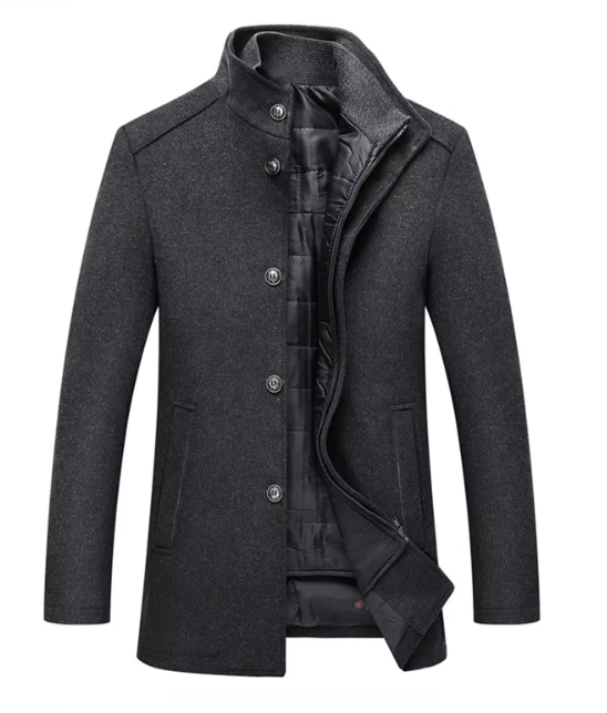Veste Isolée Homme – Rembourrage Chaud et Coupe Classique Intemporelle