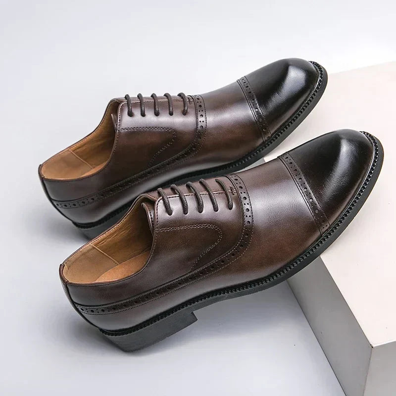 Scarpe da uomo in pelle – Suola imbottita e stile raffinato senza tempo