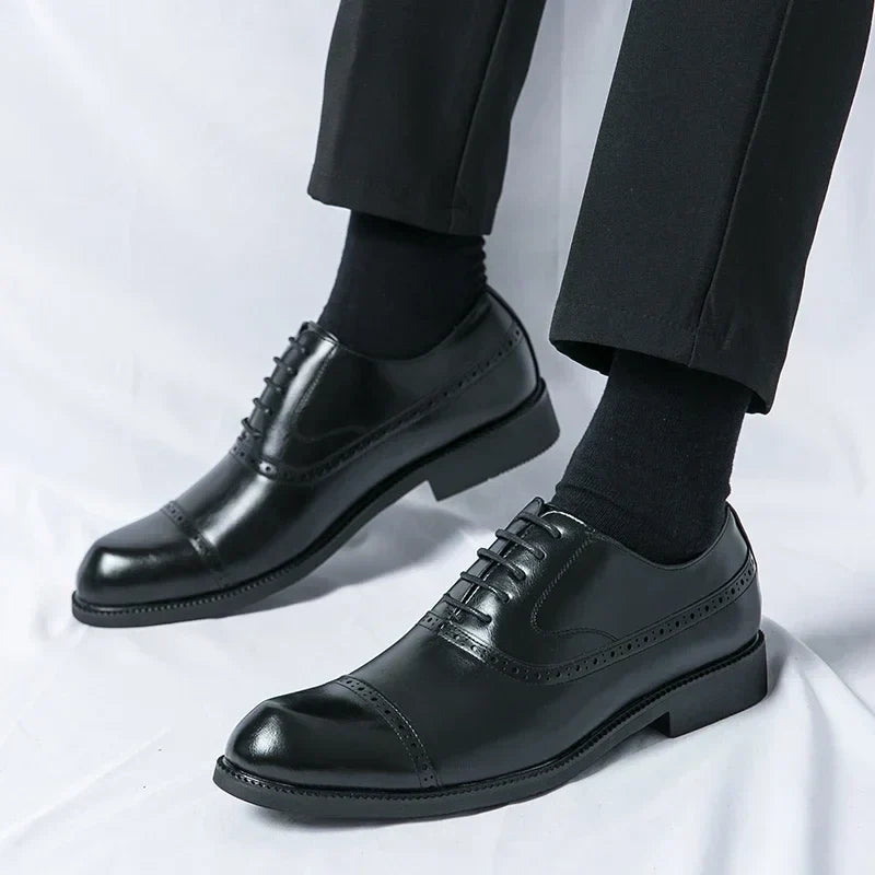 Scarpe da uomo in pelle – Suola imbottita e stile raffinato senza tempo