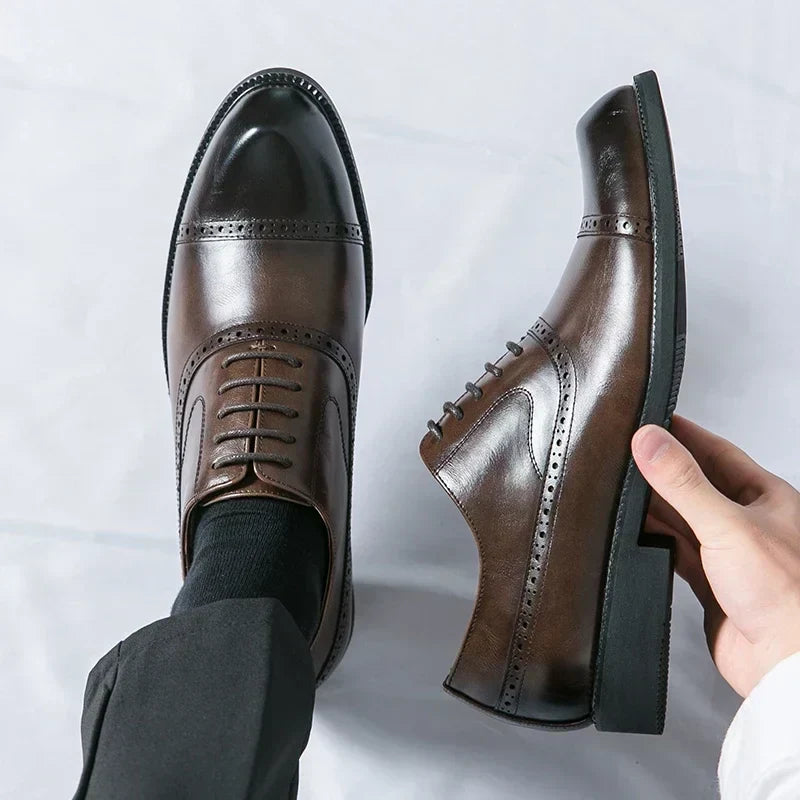 Scarpe da uomo in pelle – Suola imbottita e stile raffinato senza tempo