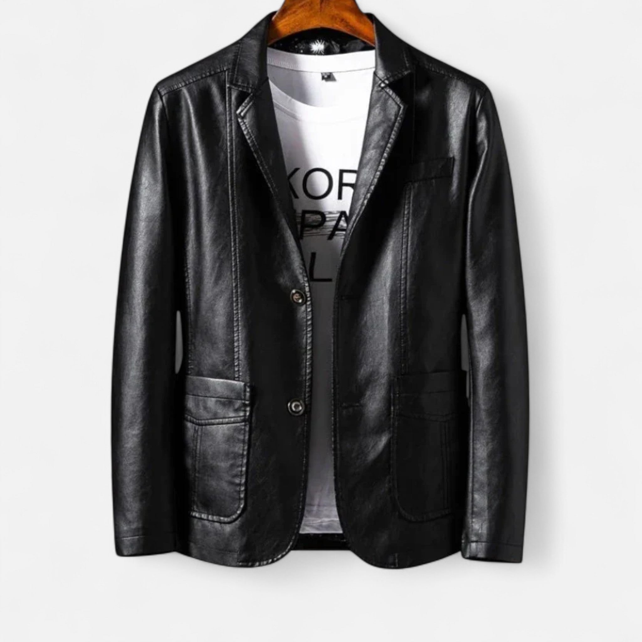 Ancienne Monde | Veste Homme Héritage en Cuir Végan Fait Main