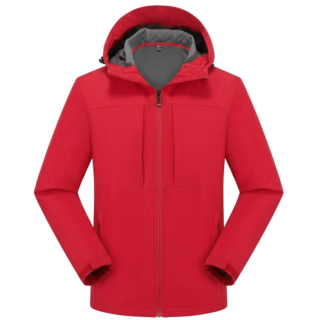 Softshell-vest til mænd – vandafvisende og med ergonomiske lynlåslommer