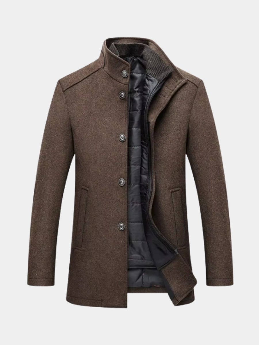 Veste Isolée Homme – Rembourrage Chaud et Coupe Classique Intemporelle