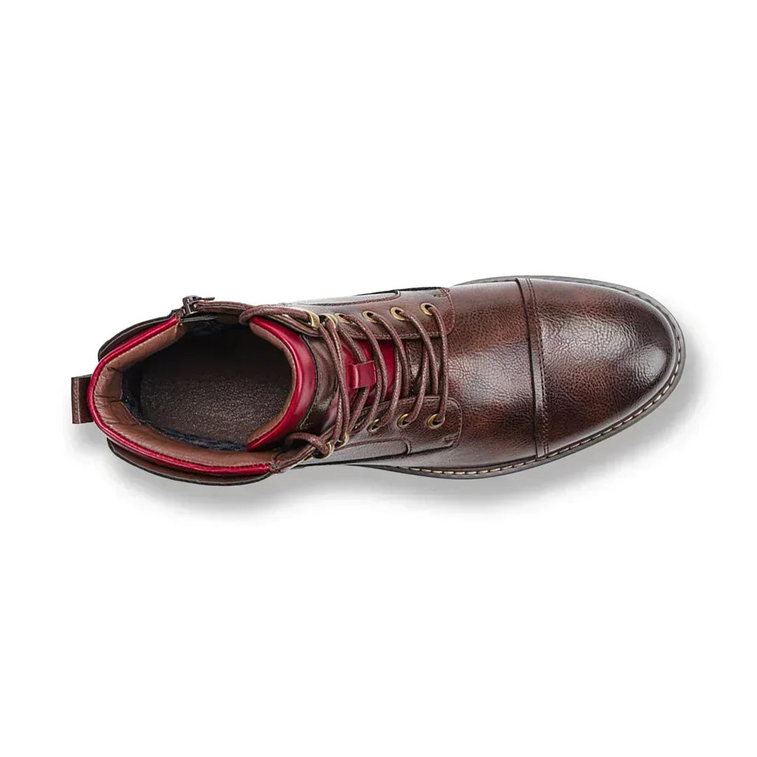 Herren-Lederschuhe – Gepolsterter Komfort, robuste Sohle, zeitloser Stil