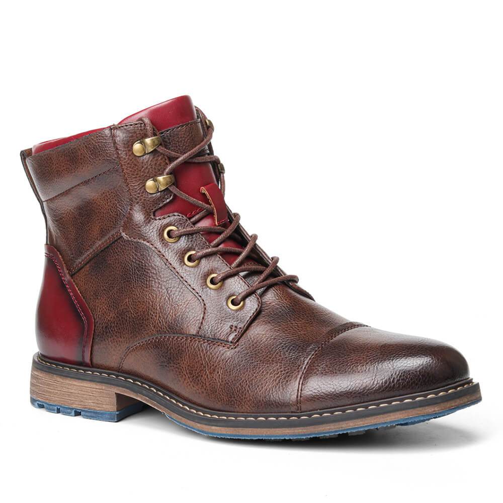 Herren-Lederschuhe – Gepolsterter Komfort, robuste Sohle, zeitloser Stil