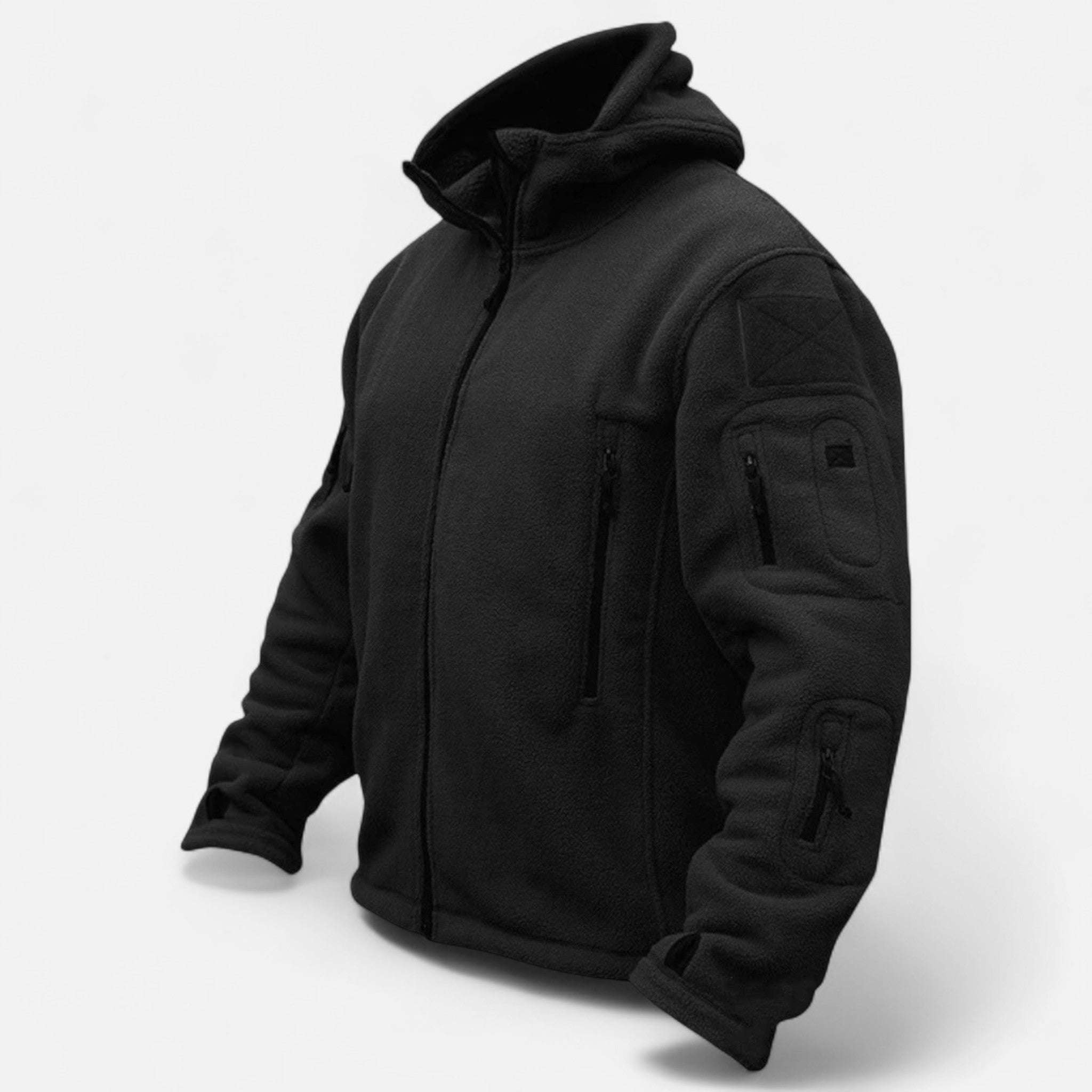 Ancienne Monde | Veste Tactique Polaire Homme à Capuche