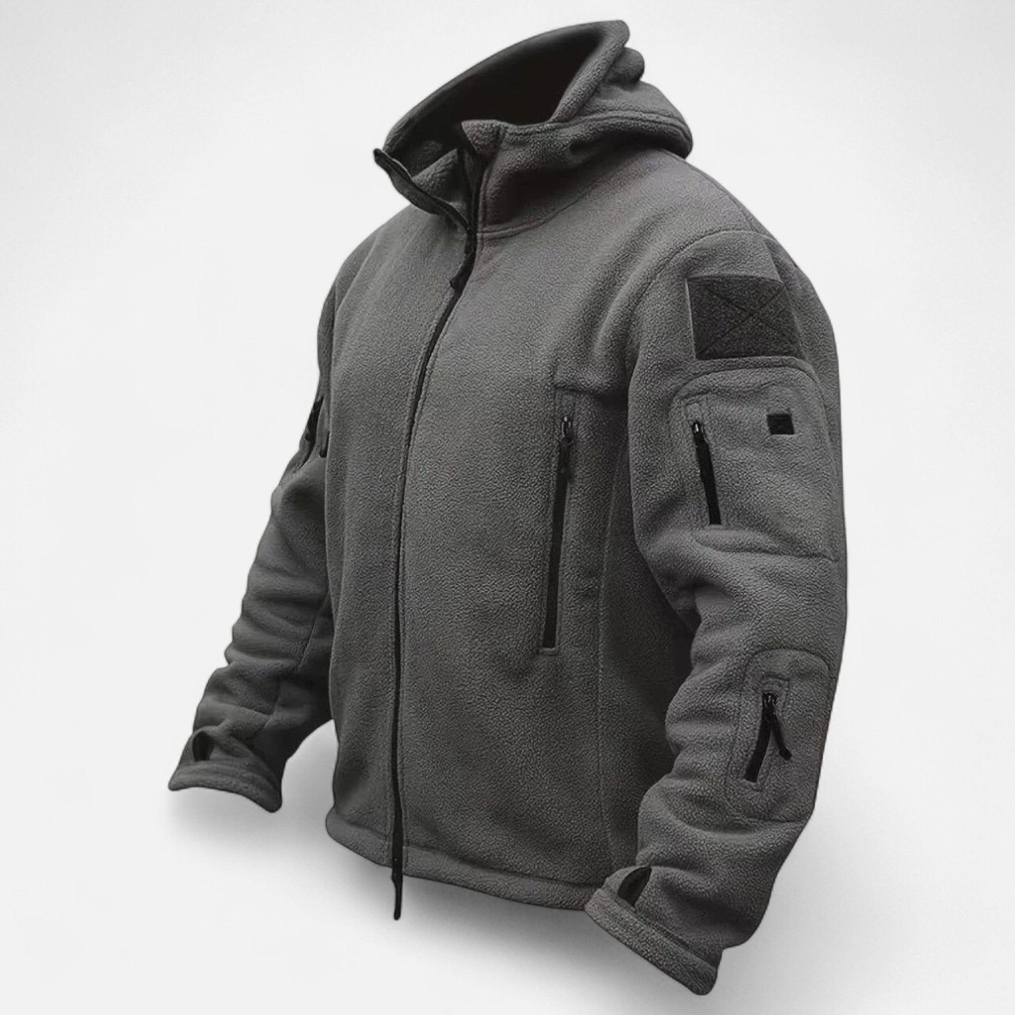 Ancienne Monde | Veste Tactique Polaire Homme à Capuche