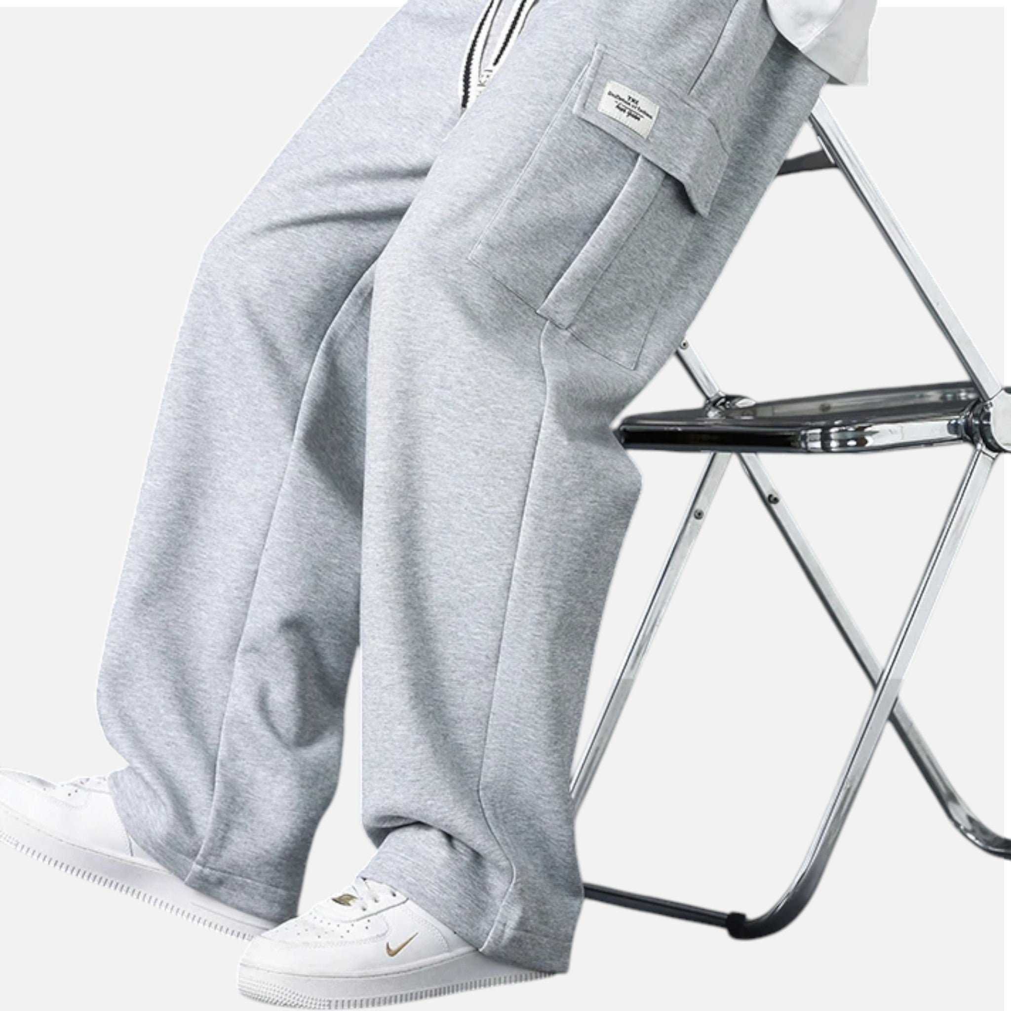 Ancienne Monde | Pantalon Jogger Cargo Homme – Coupe Large Streetwear Décontractée