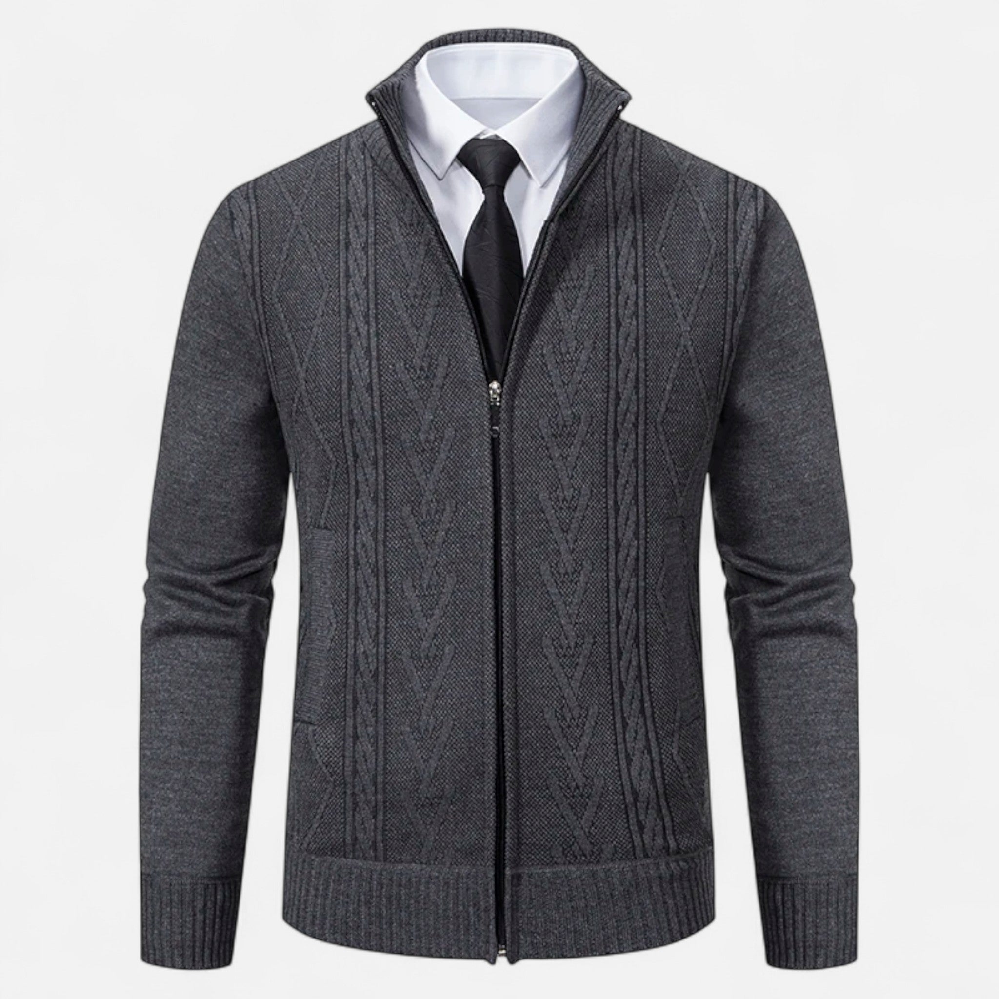 Ancienne Monde | Veste Matelassée Homme Maille Chaude