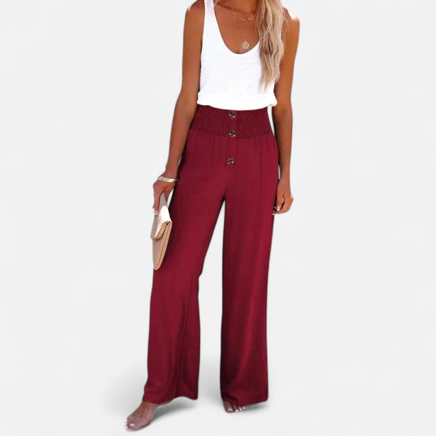 Ancienne Monde | Pantalon Femme en Lin – Légèreté Estivale, Structure Intemporelle