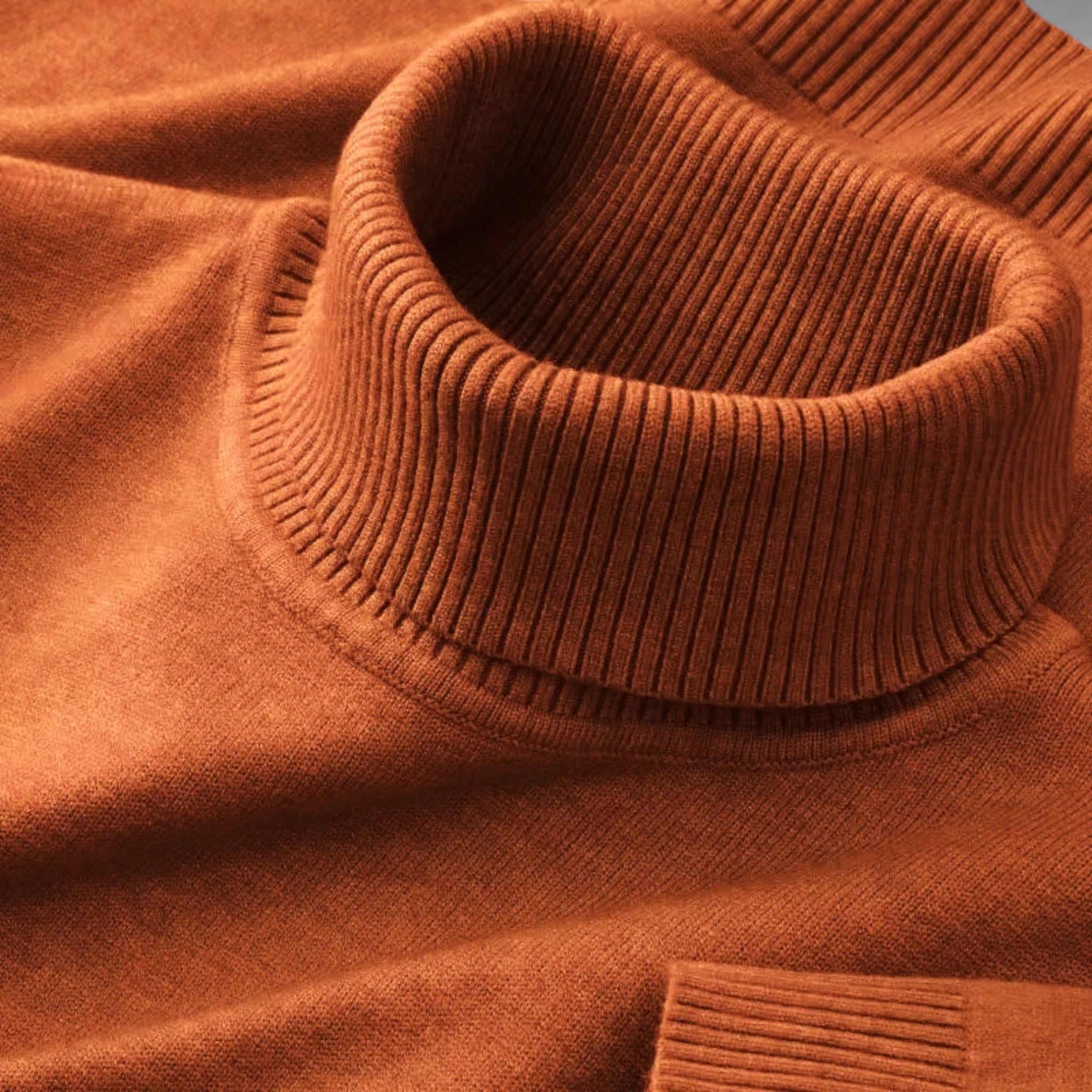 Pull en Laine Homme – Col Roulé Classique et Style Intemporel Raffiné