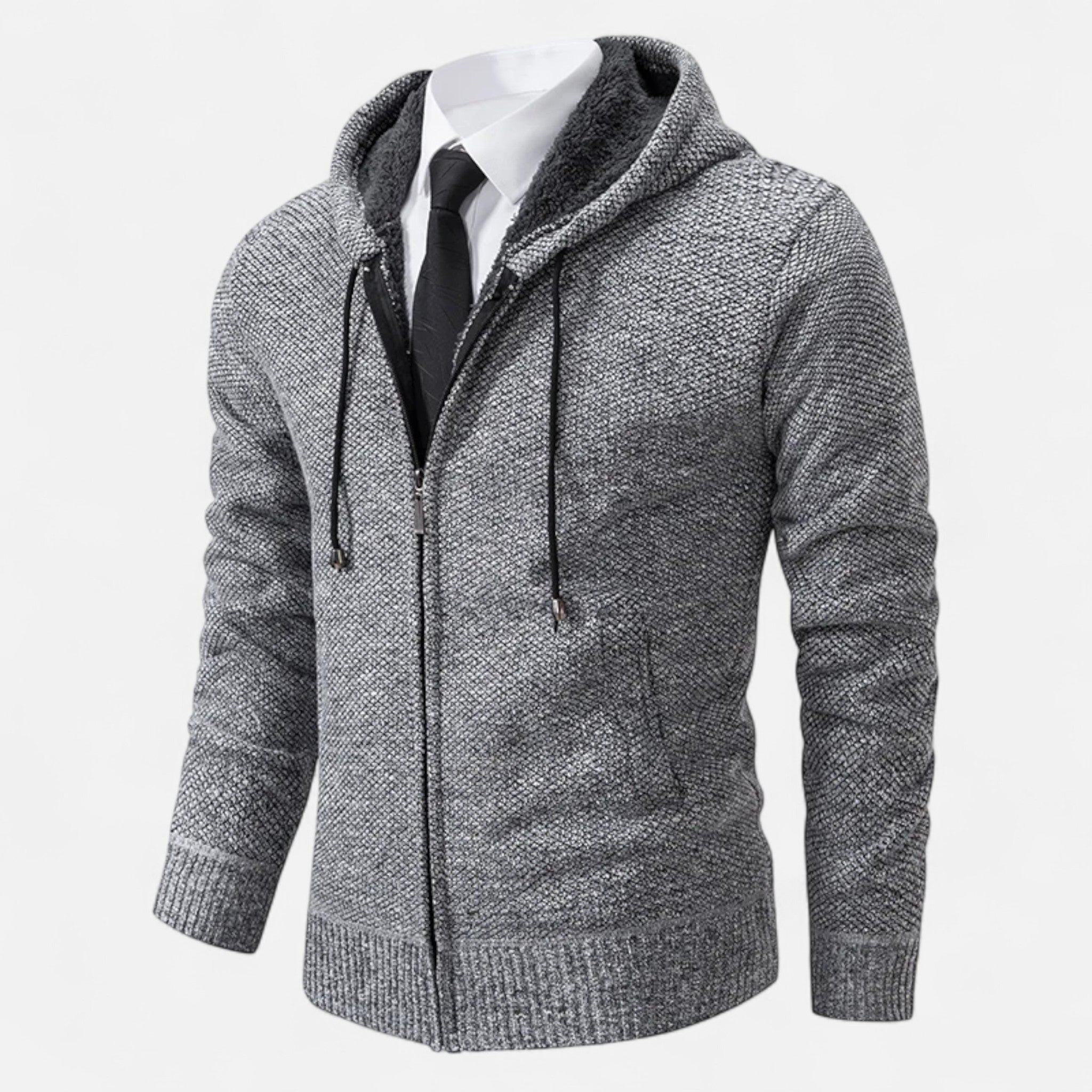 Ancienne Monde | Veste Homme Polaire Zippée Col Montant