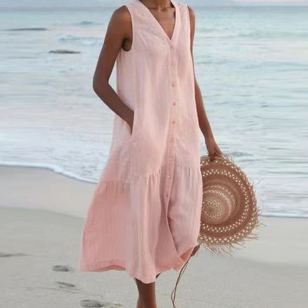 Robe d'Été en Lin