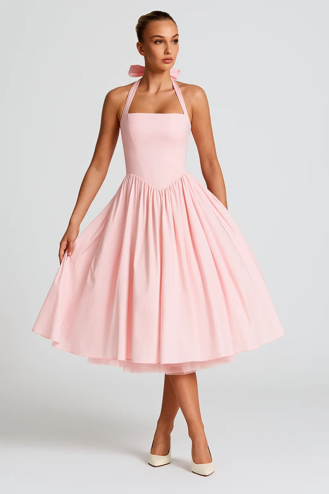 Robe Cocktail Dos Nu Trapèze