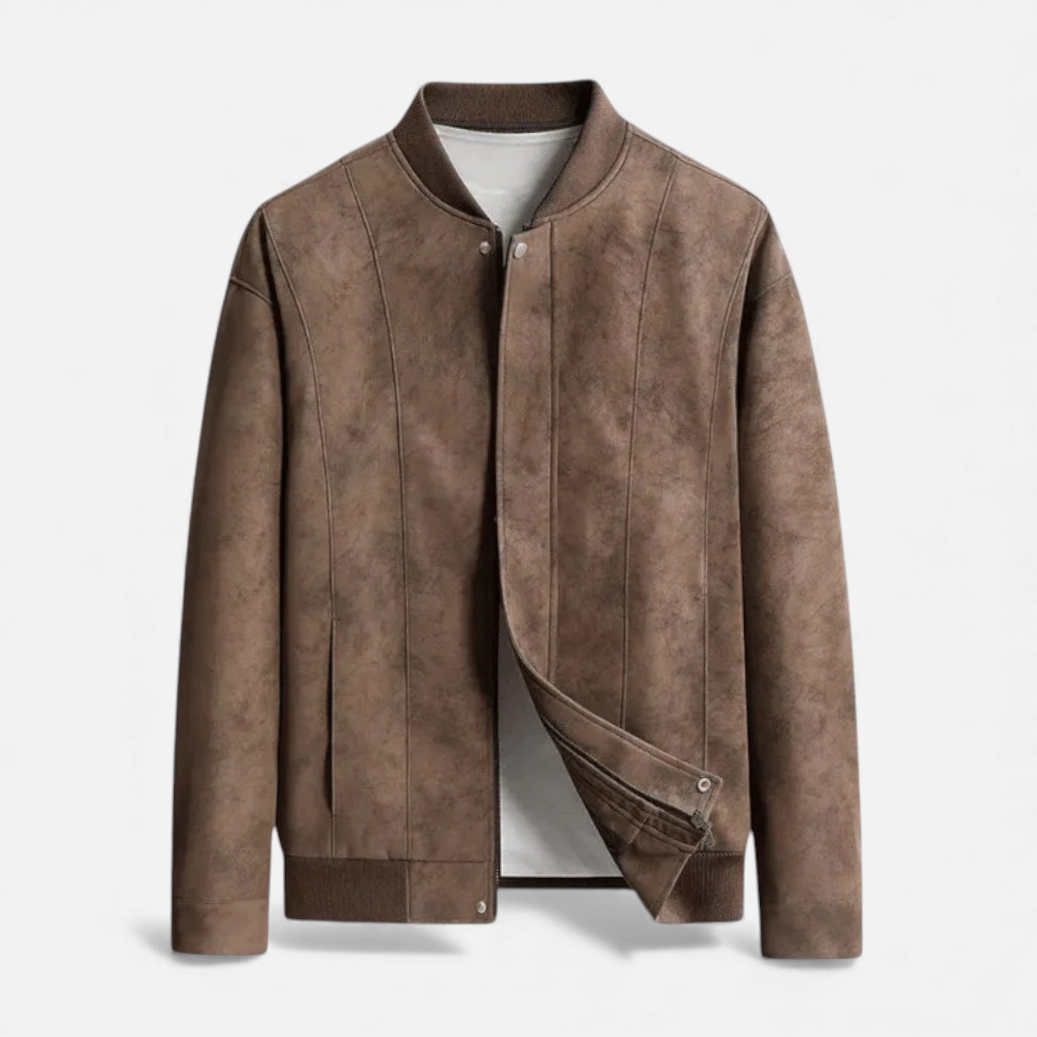 Ancienne Monde | Blouson Homme en Daim Style Bombardier