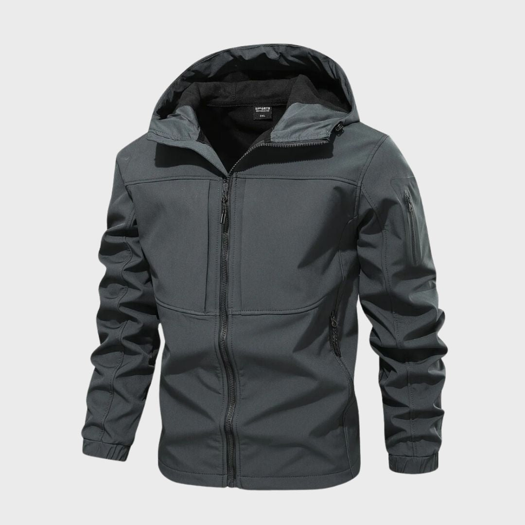 Veste Softshell Homme – Coupe Ergonomique Poches à Fermeture Design Urbain