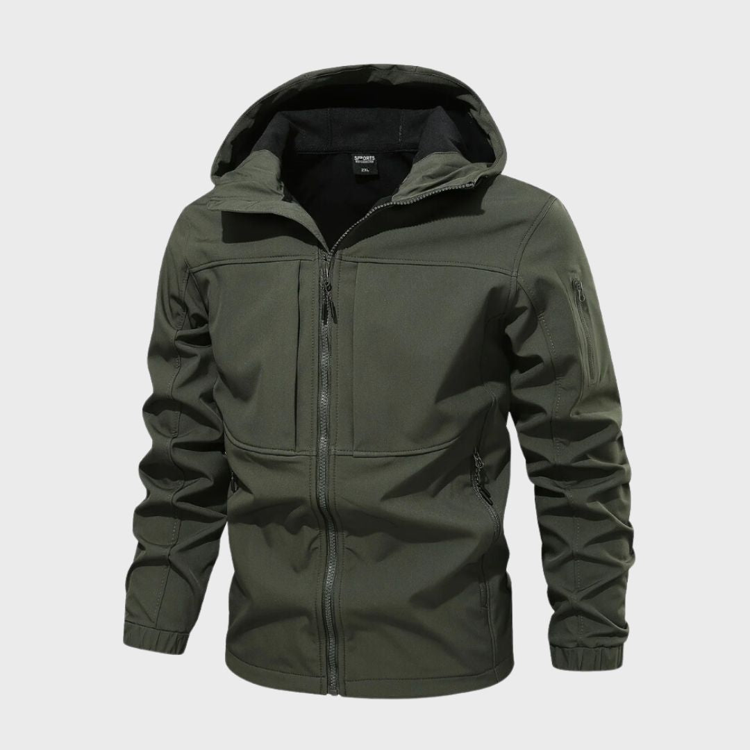 Veste Softshell Homme – Coupe Ergonomique Poches à Fermeture Design Urbain