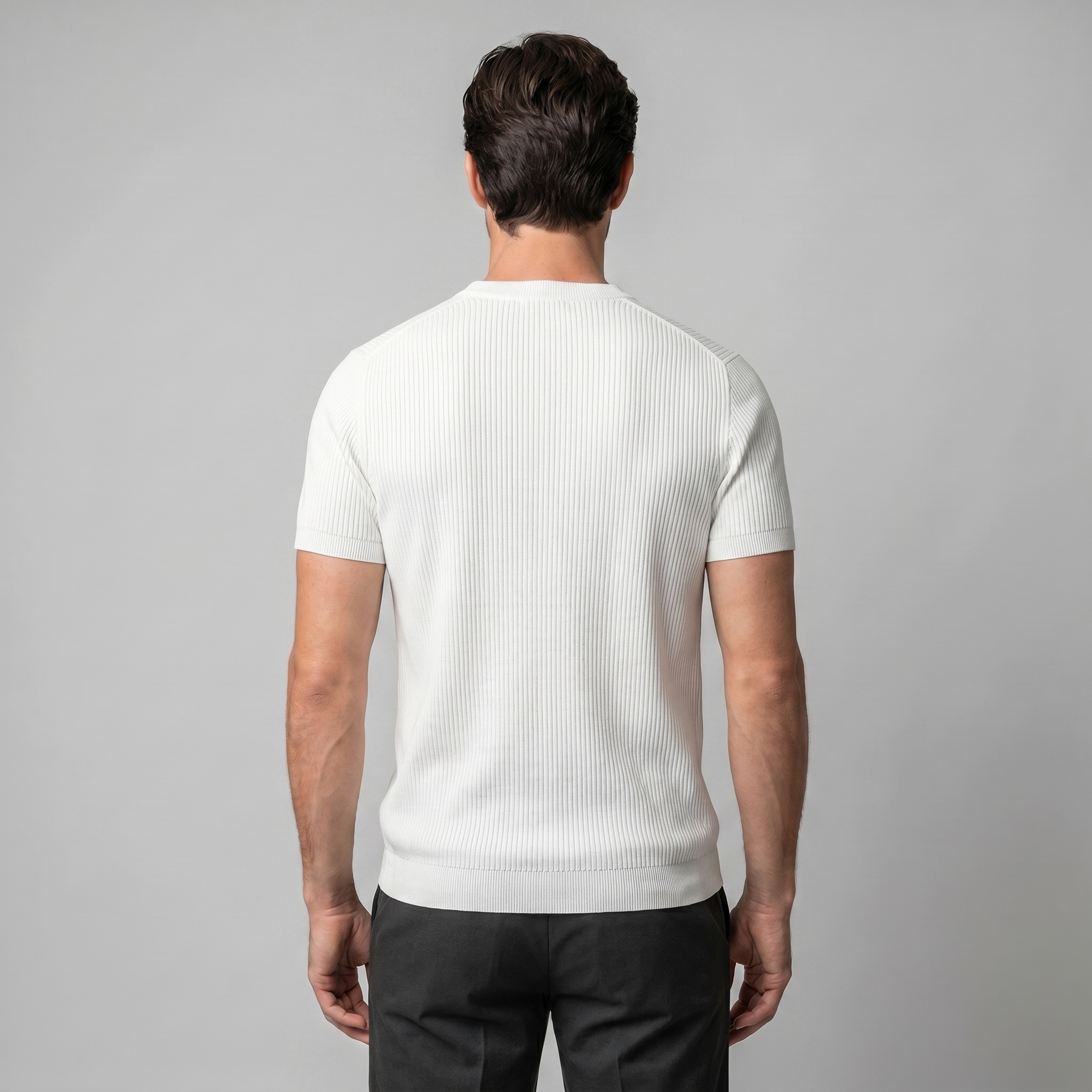 Ανδρικό T-shirt από πλεκτό ύφασμα